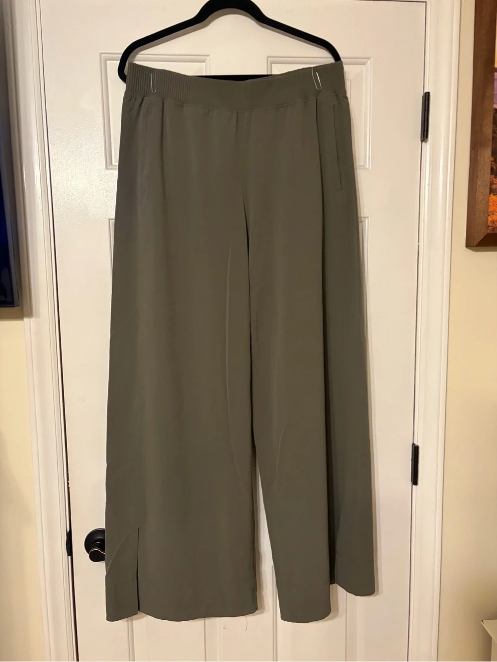 lululemon athletica GREEN High-Rise Wide-Leg Stretch Pants